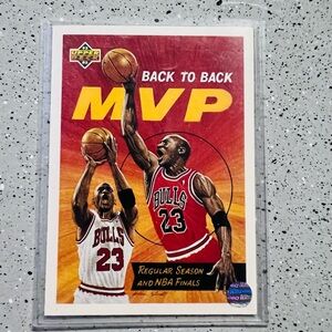 1992-93 Upper Deck Michael Jordan 67 MVP B - Near Mint💎
